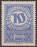 Austria 1920 Numeros 10 Azul Scott J91. Austria 1920 Scott J91 Numbers. Subida por susofe